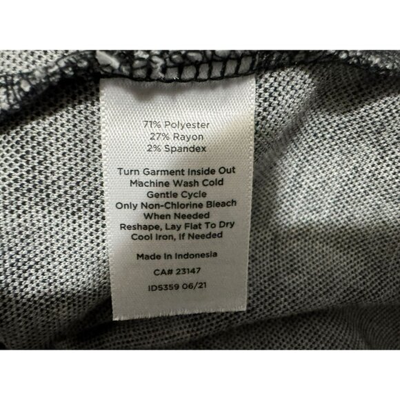 Talbots Plus Winter Leopard Ponte Knit A-Line Skirt Sz 14W Knee Length Stretch - Picture 5 of 5